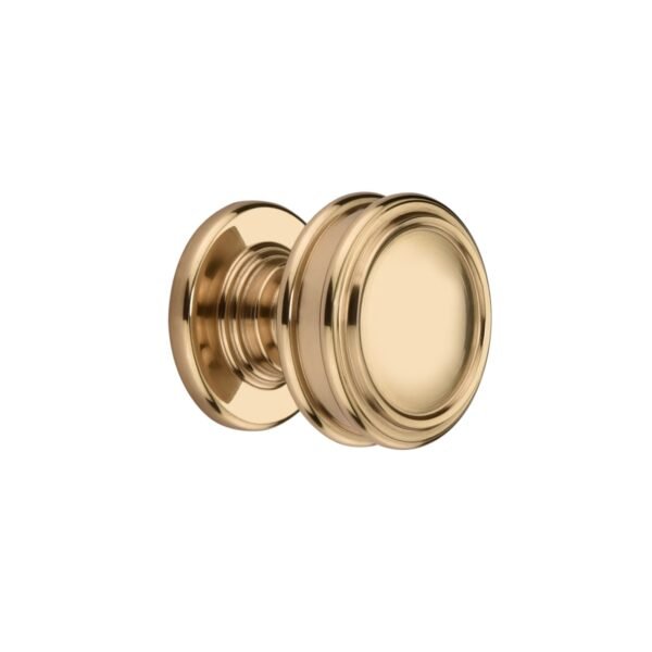 Optical Ringed Brass Knob